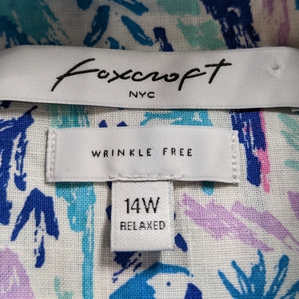 Foxcroft Multicolor Button Down Shirt - image 7